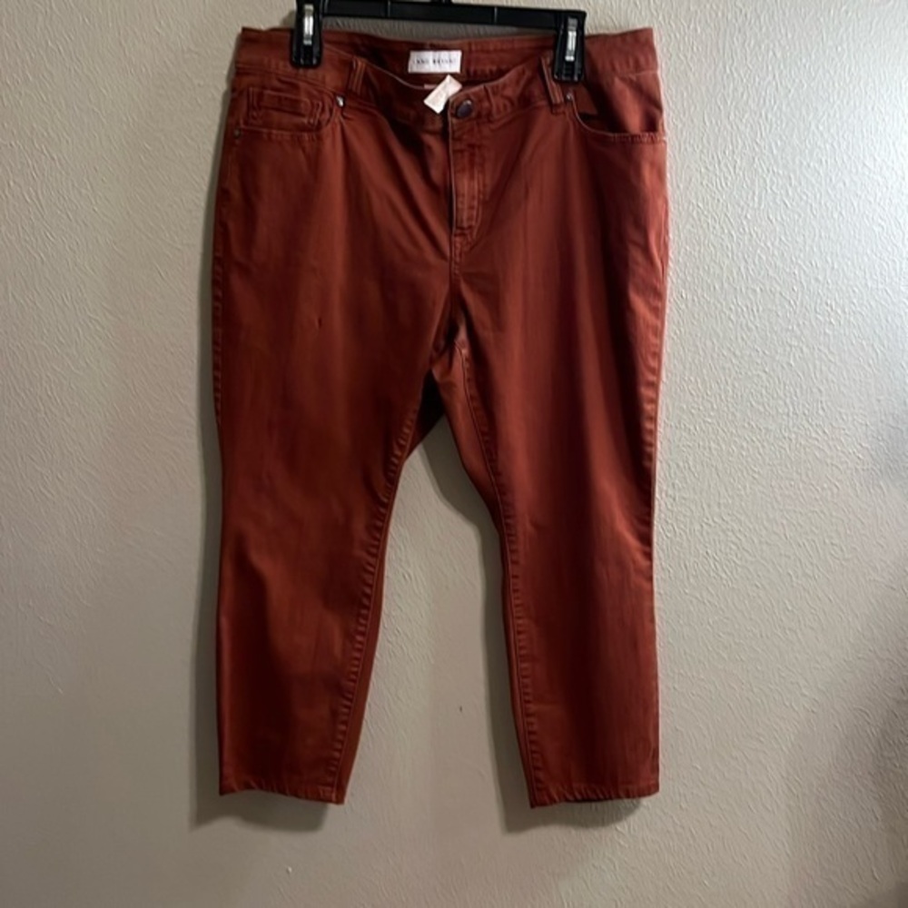 Lane Bryant Burnt Red Jeans SZ 16